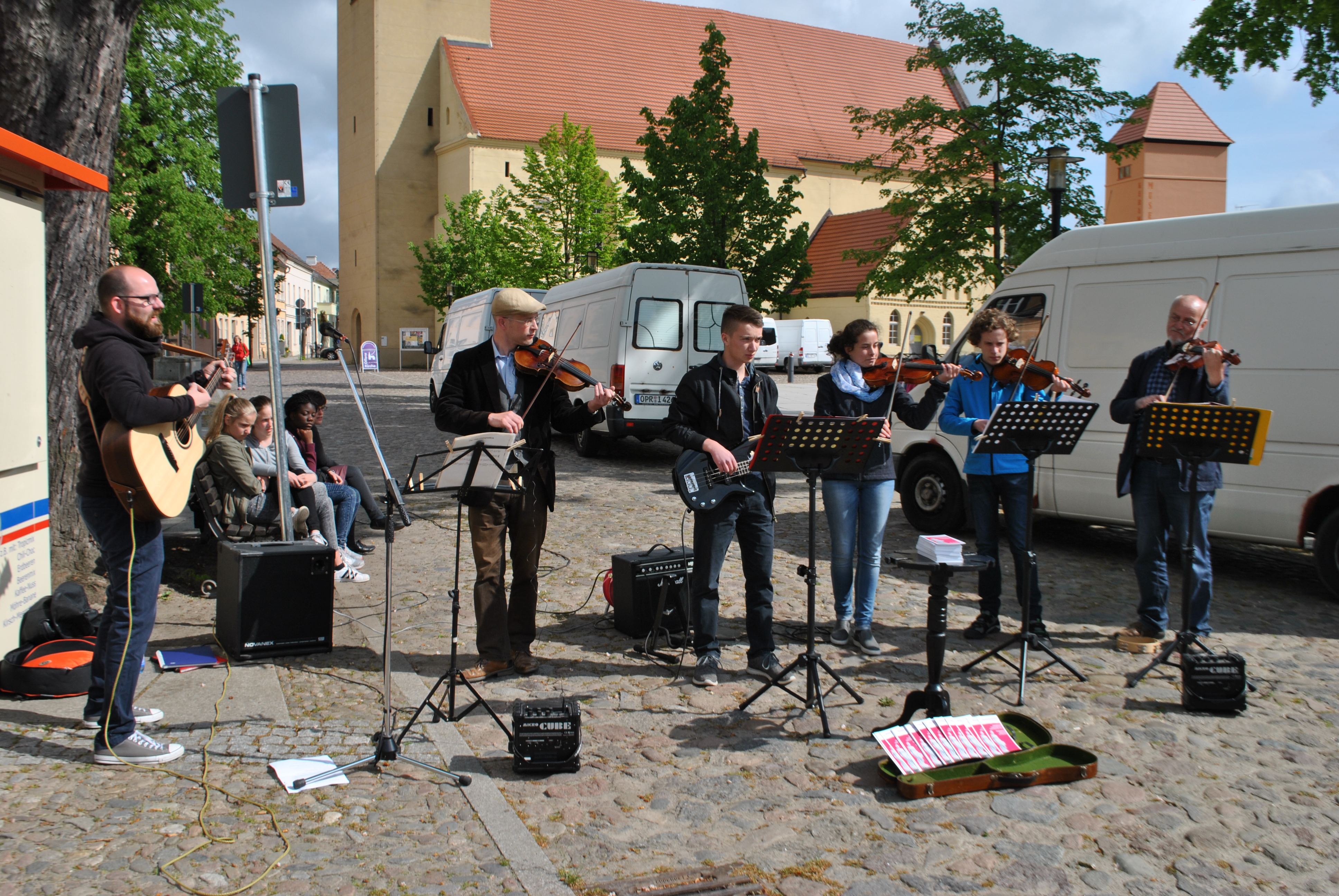 Straßenmusik in Rheinsberg